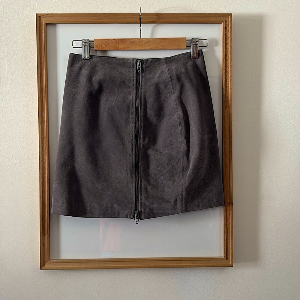 Blank NYC genuine suede mini skirt